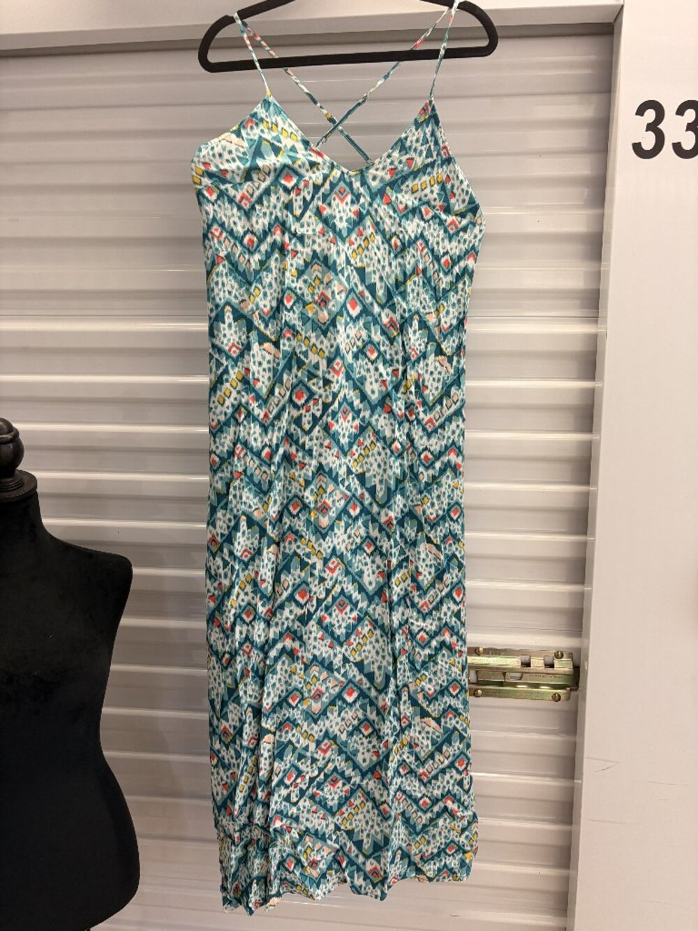 Women's Small aztec print cotton dress